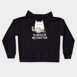 dungeon meouwnster Kids Hoodie